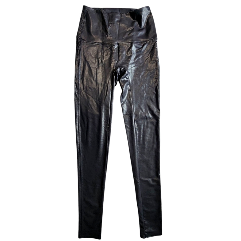 Jane And Bleecker Black Faux Leather Leggings